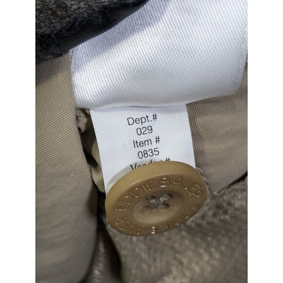 Eddie Bauer Travex Pants Mens 32x30 (Meas 31x28.5) Belted Cargo Hiking Beige - Picture 6 of 13